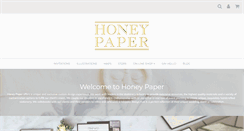 Desktop Screenshot of honey-paper.com