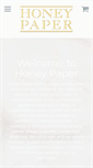 Mobile Screenshot of honey-paper.com